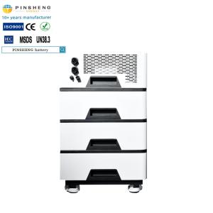 China Stackable Convenient moving lifepo4 48v 51.2v 300ah 400ah lithium battery 15KWh 20KWh home energy storage for Europe and factory