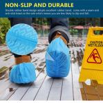 6.7in Width Waterproof Disposable Shoes Cover Anti Slip Clean Room Overshoes For
