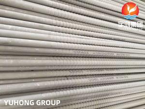 China Enhanced Heat Transfer Tube , ASTM A213 TP304L , Corrugated Tube For Heat Exchanger factory