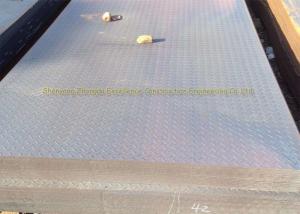 China Carbon Tear Drop Diamond Composite Steel Deck Checker Steel Plate A36 SS400 factory