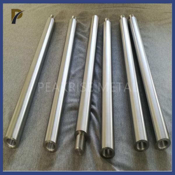 Dia63mm Molybdenum Electrode Rod Glass Melting Polished Surface Density 10.2g