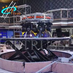 China Customized aluminum rotating lighting truss round speaker truss factory