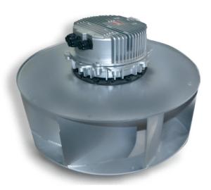China Blade 200mm EC Centrifugal Fan External Rotor Cooling Ventilation Fan factory