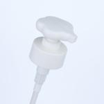28/400 White Flower Shape Lotion Pump Head for Shower Gel Bottles and Shampoo