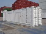 Waterproof 40 Foot Open Side Container Height 2896MM With Bar Lock Durable