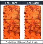 Elastic Skeleton Print Art Winter Seamless Neck Gaiter