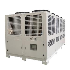 China 180kW - 840kW Air Cooled Screw Chiller 200HP Screw Air Cooled Chiller Reactor Food Filling factory