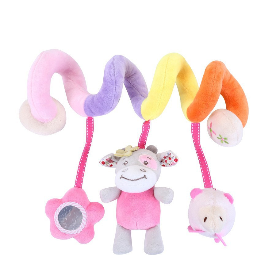 Plush Bb Pendant Car Toy Newborn Wind Chime Bed Hanging Toys for Baby Crib Stroller
