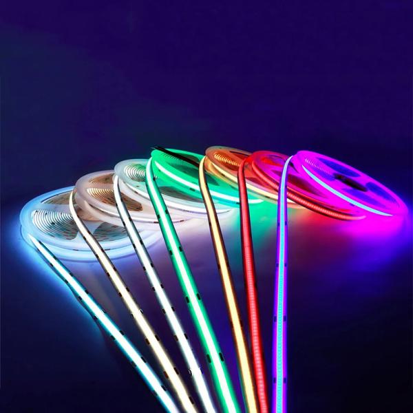 Flexible COB Led Strip Light 8mm10mm 12V24V 320Leds Red Golden Yellow Ice Blue