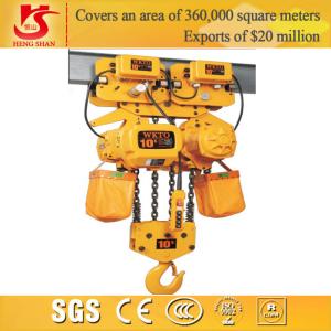 China Electric lifting 10 ton chain hoist factory