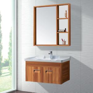 China Modern Alunimun Bathroom Vanity/ all aluminum bathroom cabinet/Mirror Cabinet /DB-8156A 800X450mm factory