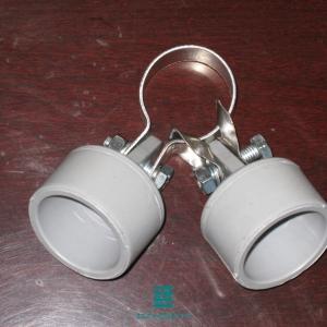 China Wire Tensioner Galvanized Fence Fittings Clamp Pole Anchor 60x40 factory