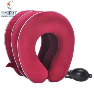 China Support sleep well relieve pain inflatable brace three tubes cervical neck traction device factory