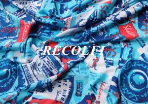 China 4 Way Stretch Elastic Poly Single Jersey Fabric Work Out Suit Anti - Crease factory