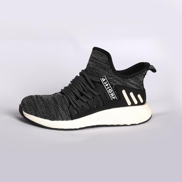 Shengjie Kevlar Midsole Fly Knit Safety Shoes with Lace-up Closure and Shock-Absorbing EVA Insole