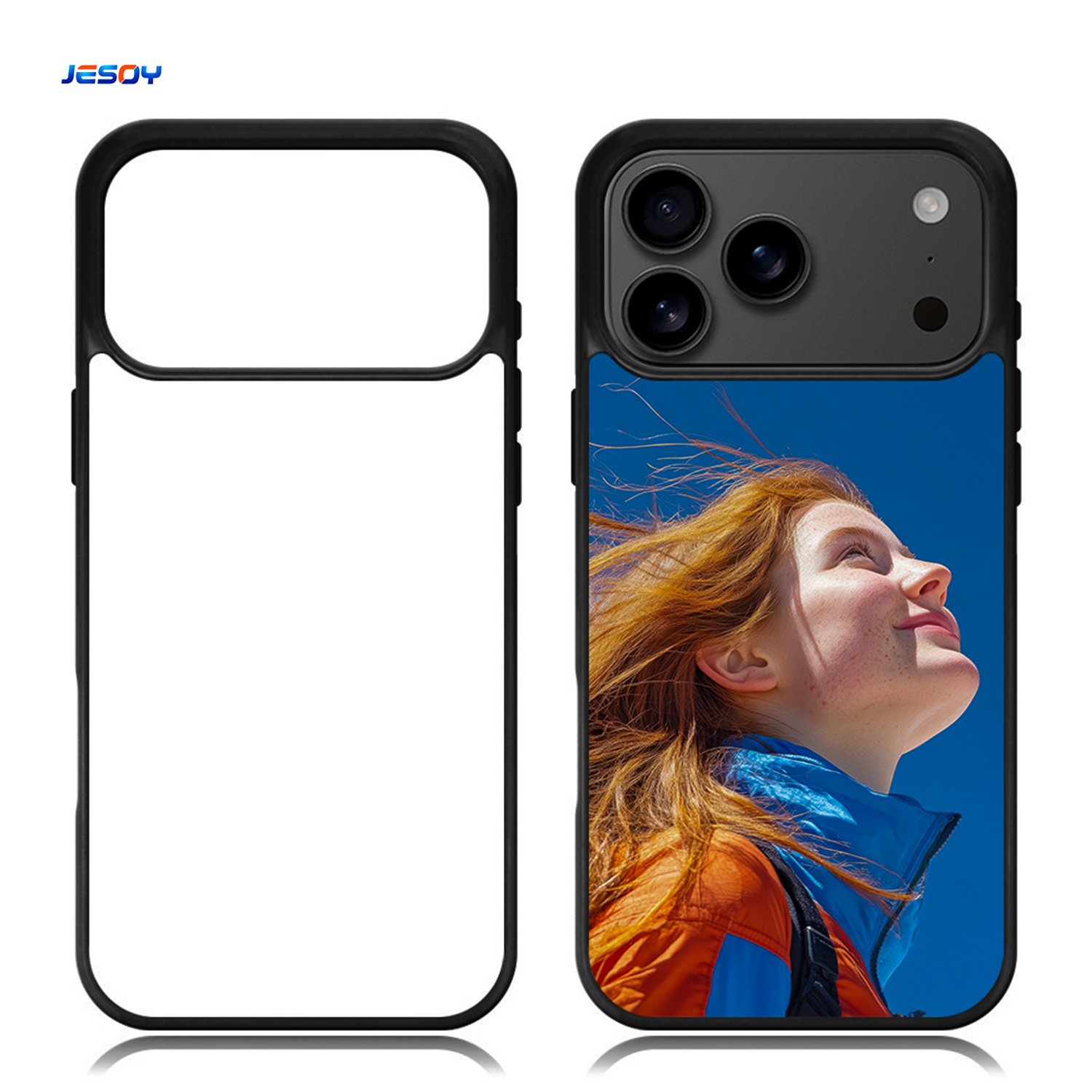 China TPU Sublimation Blank Phone Case Shockproof 2D Mobile Case Black / White / Transparent factory