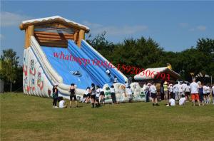 China Giant inflatable toboggan slide hire factory