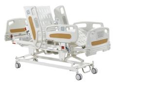 China Multifunction Central Brake Casters Electric Control Head And Foot Board Patient Electric Icu Beds factory