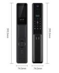 Home Security Smart Door Locks 3D Face Recognition Anti-Peeping Password