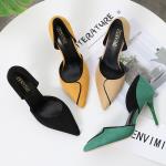 ZM018 New Pointed Hollow Women'S Super High Heel Single Shoes Women'S Sandals