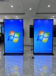 75inch Floor stand Full screen advertising display 178° Viewing Angle 450cd/m2