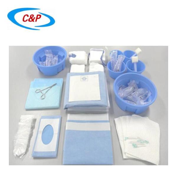Medical Manufacturer Disposable Blue Nonwoven Angiography Surgical kit Drape
