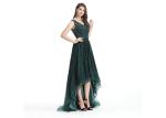 Elegant V Neck Applique Beautiful Prom Dresses Soft And Romantic For Wedding