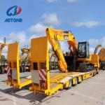Heavy Duty Aorong 4 axle 80-120Ton Lowbed Trailer with 40 Ton Two Speed Landing