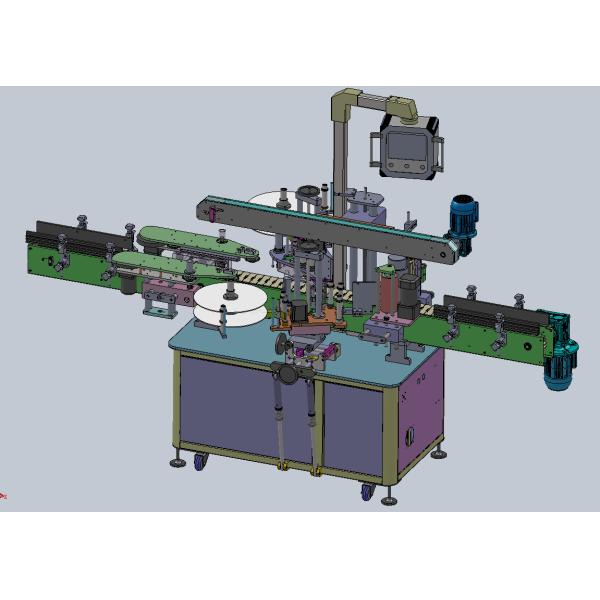 OEM 6D Two Sides Front Back Labeler Tin Can Labeling Machine