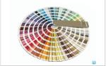 Fashion Colour Shade Card Half Matt Gloss FHIP110N CE Certification