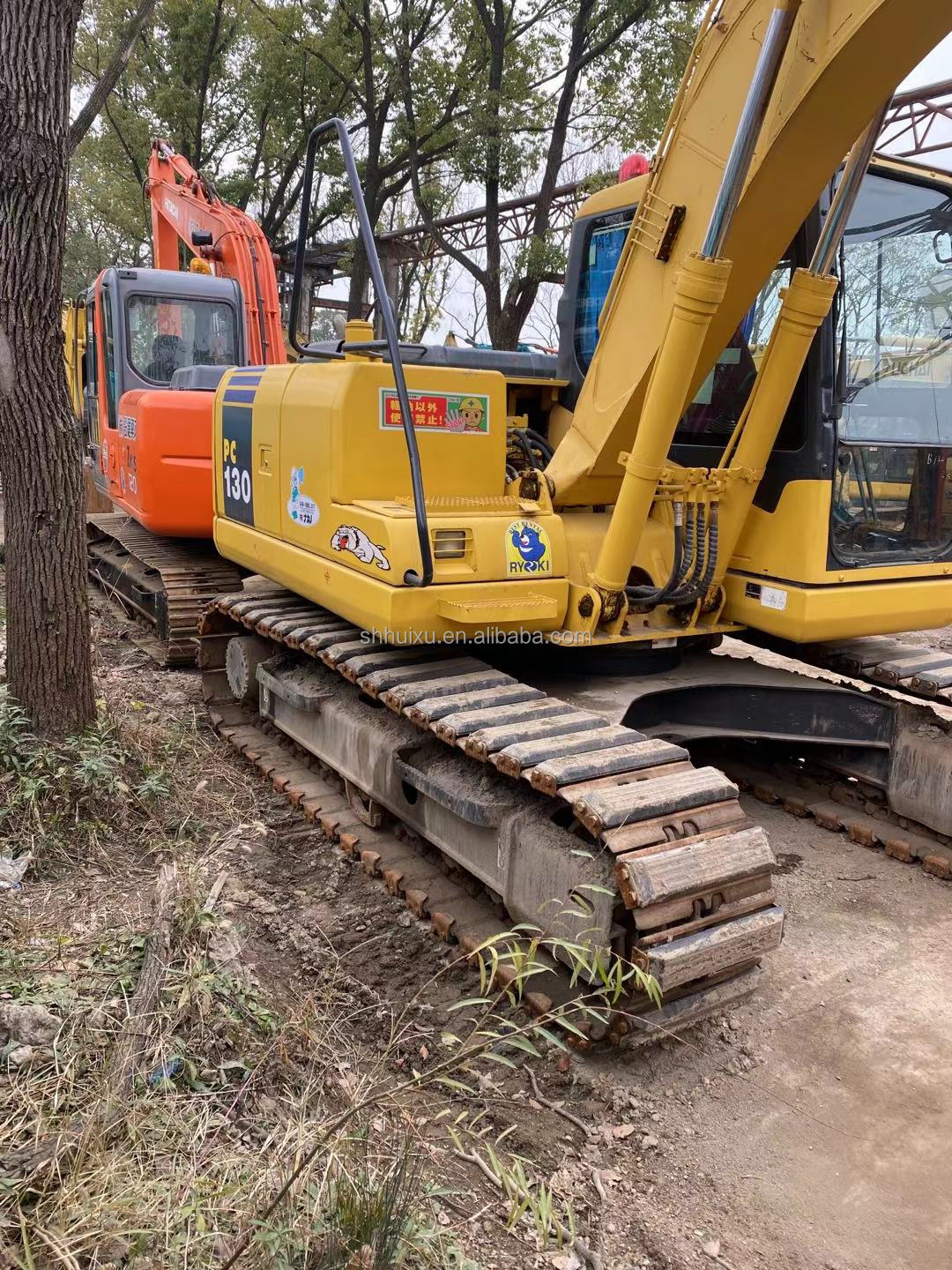 used excavator komatsu pc130/original engine second hand komatsu pc130 in low price on sale