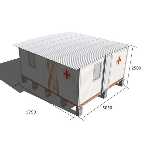 Sandwich Panel Isolation Room Customize Well Insulated Prefab House Modular