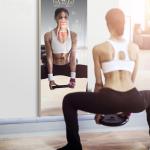 43 Inch Touchscreen Smart Mirror , 3D camera Fitness Interactive Mirror