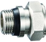 4301 Multi-turn Brass Angle TRV Valve Radiator Supply Valve DN15 Nickel Plated