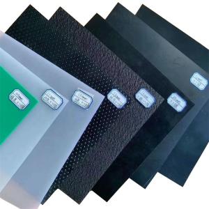 China Fish Pond HDPE Geomembrane Liner 0.3mm 0.5mm 1mm 2mm Black White Blue Green Customized factory