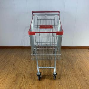 China 210L Variety Store CE Certificate Elevator Wheel Steel Shopping Cart factory