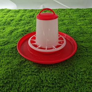 China Portable Durability Chicken Feeding Tray for Farms Retail - Lightweight Red factory