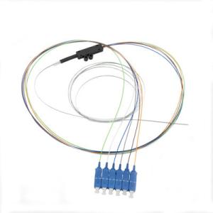 China 6 Fibers Fiber Ribbon Pigtail Ribbon Fiber Pigtail Fanout Kits Singlemode SC UPC LSZH 1m factory