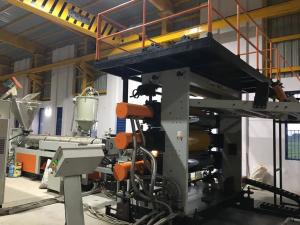 China Synthetic Resin Glazed Tile PVC Roof Board Extrusion Line ASA Co Extrusion Machine factory