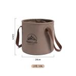 Outdoor Camping Folding Bucket Easy to Carry Reinforced Handle Water Bucket