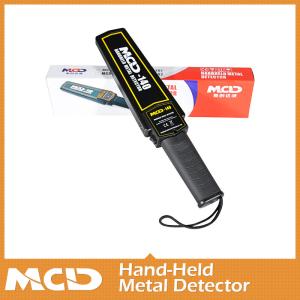 High Sensitivity Black Metal Detector Handheld Continuous Operation 40h