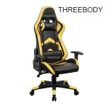 Player Seat Race Car Office Chair , Comfortable Bucket Seat Office Chair Black