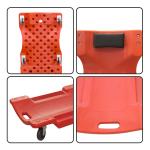 HDPE Mechanic Plastic Creeper , 36cm Under Car Roller Creeper