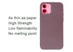 Matte Finish Aramid Fiber Phone Case For iPhone 12