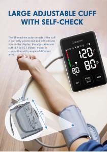 China CE ISO Approved Digital Automatic Blood Pressure Monitor bp Machine Electric Blood Pressure Monitor factory