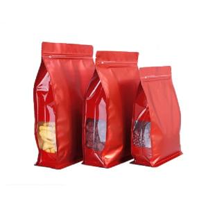 China Topline Flat Bottom Packaging Bag Multicolor Reclosable Paper Bags factory