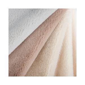 China 100% Inspection Faux Fur 100% Polyester Short Fabric for Coat No Yarn Count Dyed Pattern factory