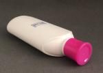 White150ml PE Plastic Shampoo Bottle Flip Over Cover Medical Grade