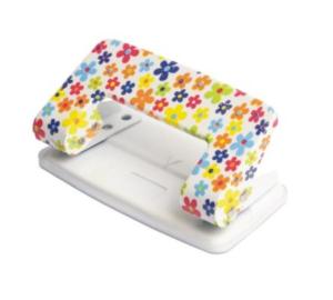 China Good Quality Rubber Basin Flower Printed 8mm Hole 2 Holes Paper Punch factory