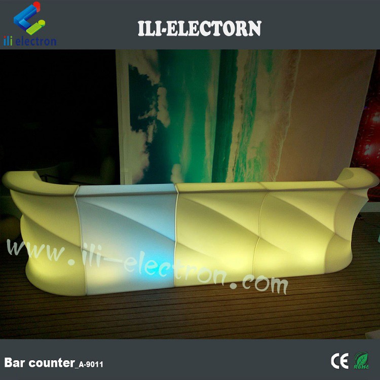 new PE plastic muti-color portable commercial led illuminated bar set